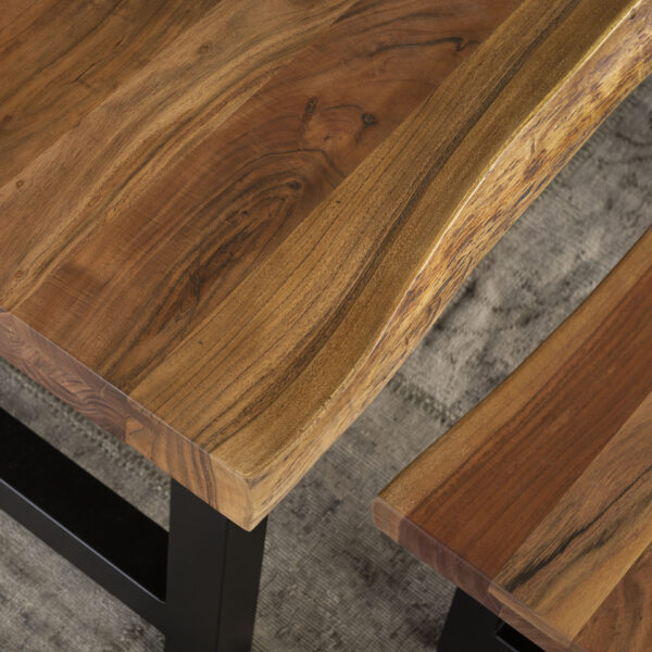 D - Hoyz - Eetkamertafel Boomstam - 240x100x77 - Bruin - Hout