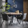 D - Hoyz - Armstoel Wing - Zwart - 2 Stuks - 60x64x81