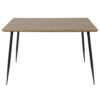 D - Hoyz - Eettafel Rechthoekig - Bruin - Hout - Metaal - 120x90x77