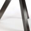 D - Hoyz - Eetkamertafel Rond - Ø135 - Zwart RVS Onderstel - Hout - Bruin